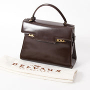 Delvaux Chocolate Brown Tempête luxe tassen juiste prijs veilig online shoppen LabelLOV