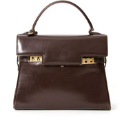 Delvaux Chocolate Brown Tempête Luxury designer bags LabelLOV online webshop
