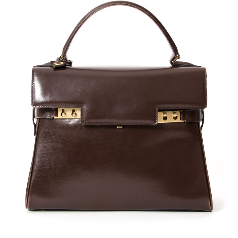 Delvaux Chocolate Brown Tempête Luxury designer bags LabelLOV online webshop