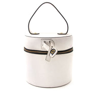 koop Delvaux white Leather Beautycase bij labellov