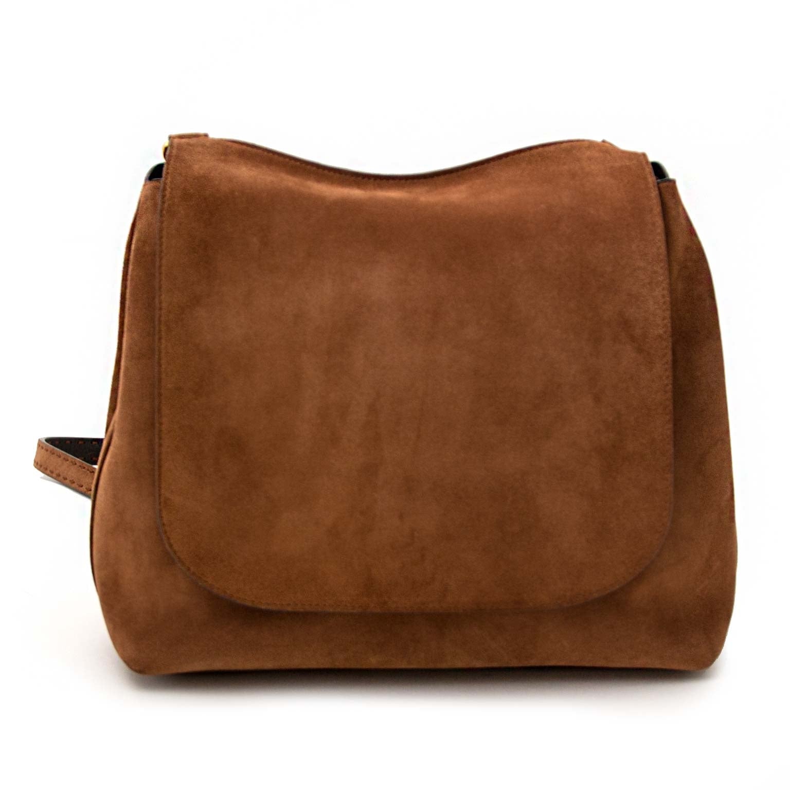 the row sideby suede shoulder bag now for sale at labellov vintage fashion webshop belgium