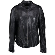 Thierry Mugler Black Leather Jacket - SIZE TU. Buy online secondhand Thierry Mugler jacket at LabelLOV, safe payment.