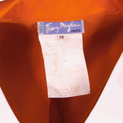 Orange Thierry Mugler dress