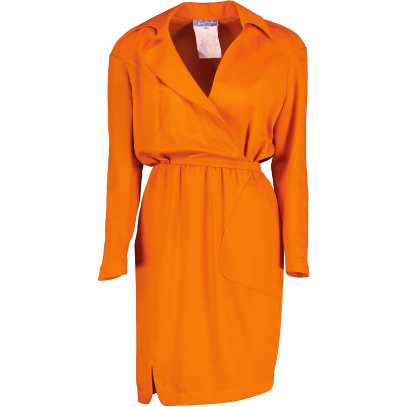 Orange Thierry Mugler dress in very good condition