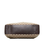 Shop safe online at Labellov in Antwerp, Brussel and Knokke this 100% authentic second hand Gucci Monogram Canvas Shoulder Bag