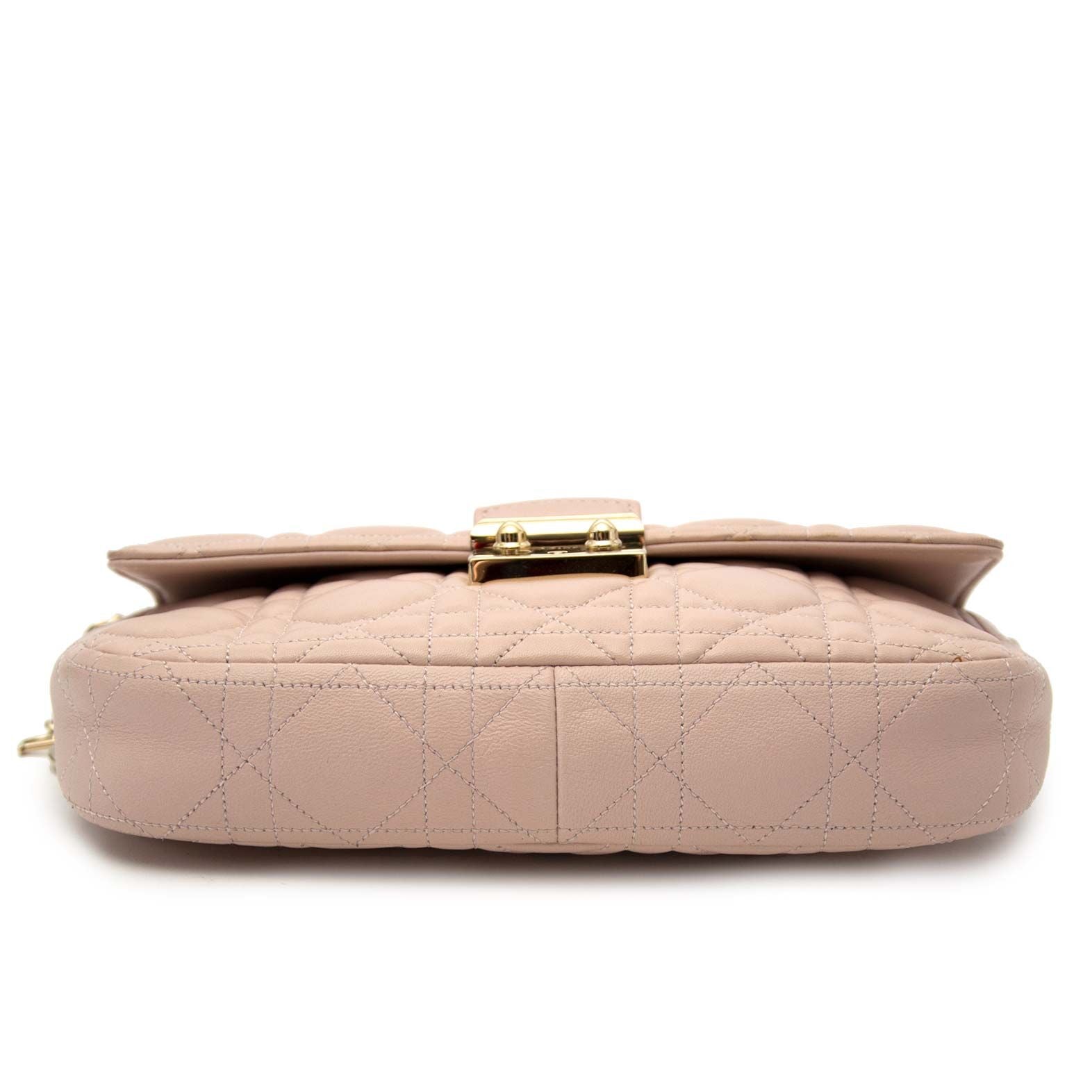 pink leather Dior bag