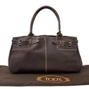 Acheter en ligne chez Labellov.com Tod's Brown Large Shoulder Bag