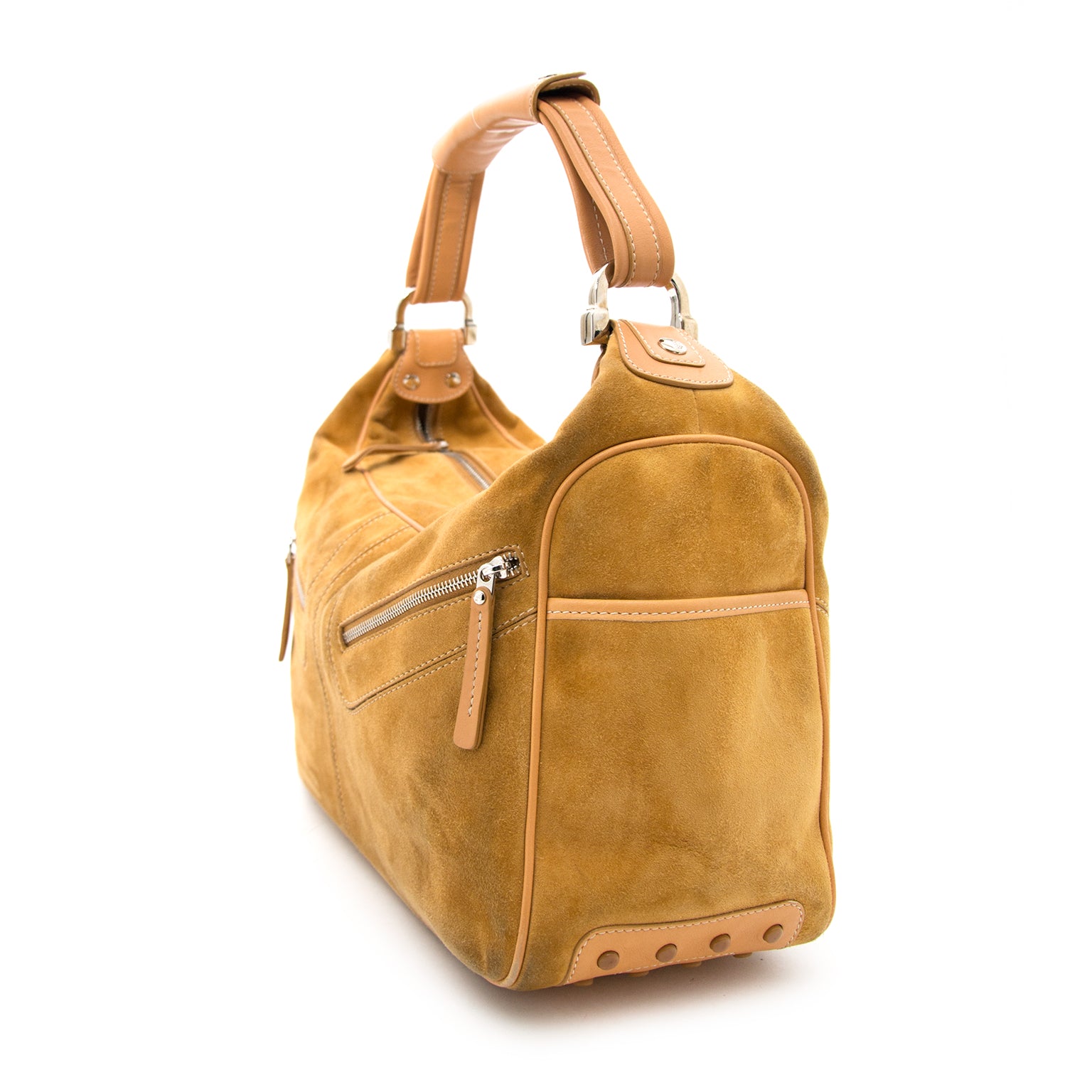 acheter en ligne pour le meilleur prix Tod's Suede Camel Handbag