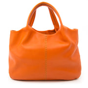 Koop een tweedehands Tod's 24h Shopping Media Orange Leather Tote online