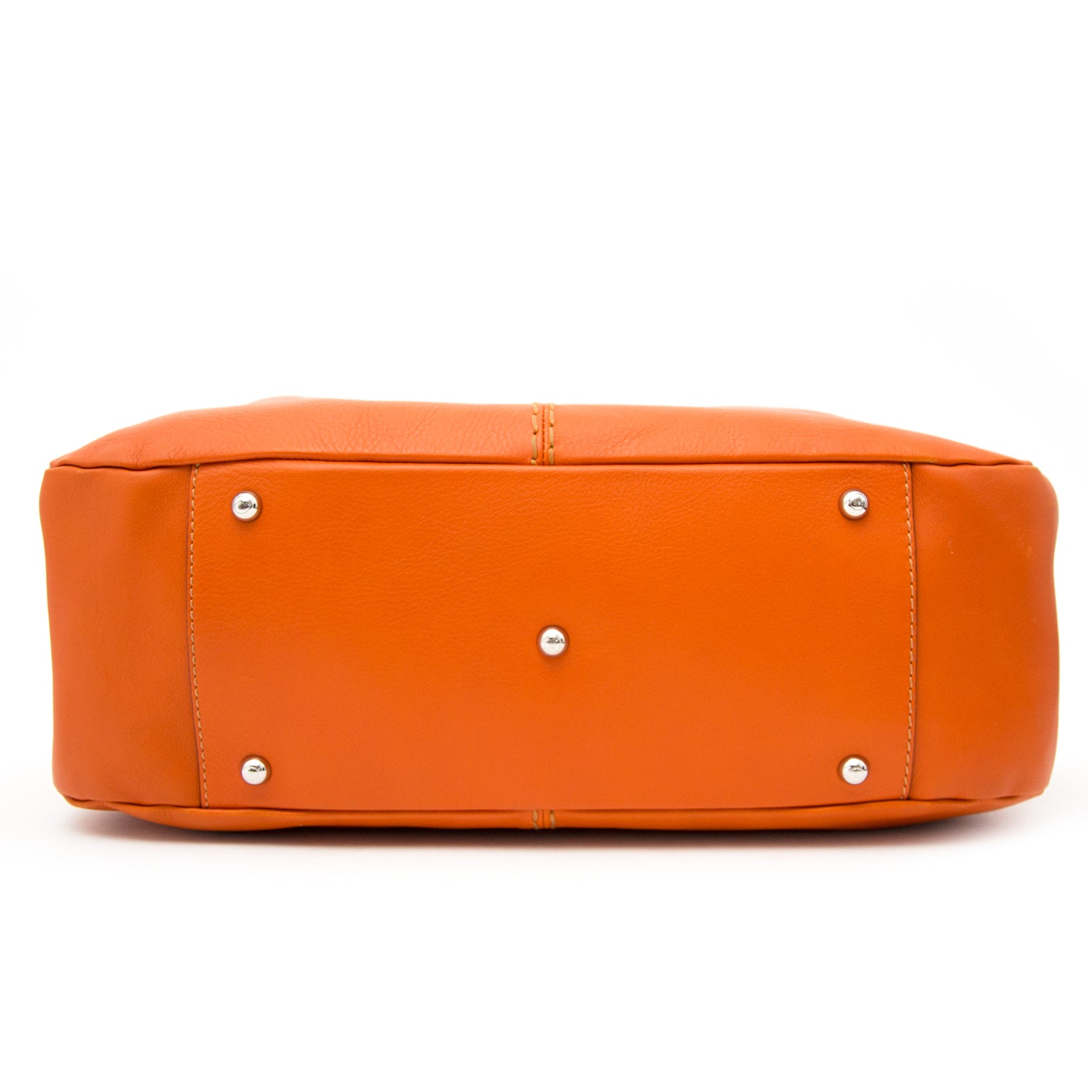 Buy an authentic Tod's 24h Shopping Media Orange Leather Tote online