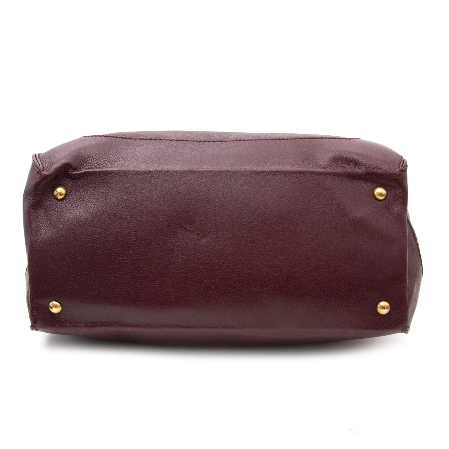Bent u opzoek naar een Tod's Bordeaux Leather Satchel Bag ?