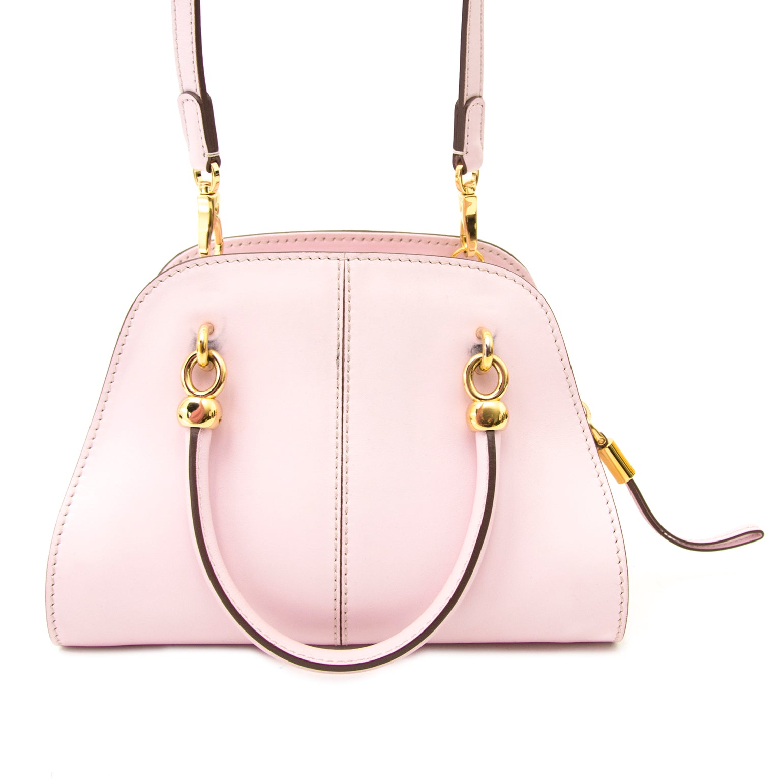 Looking for a Tod's Sella Mini Bowler Bag Pink Leather?