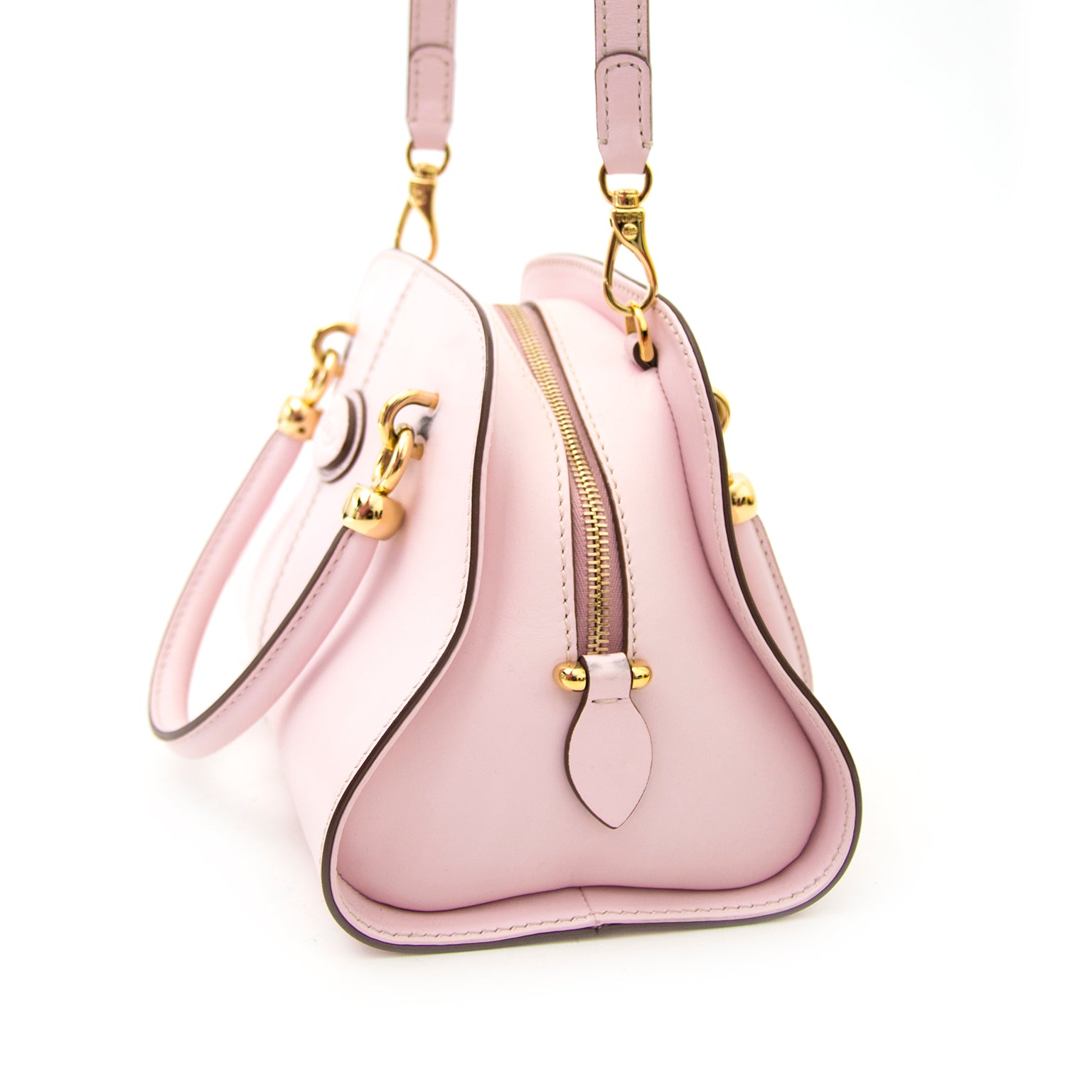 Bent u opzoek naar een Tod's Sella Mini Bowler Pink Leather?