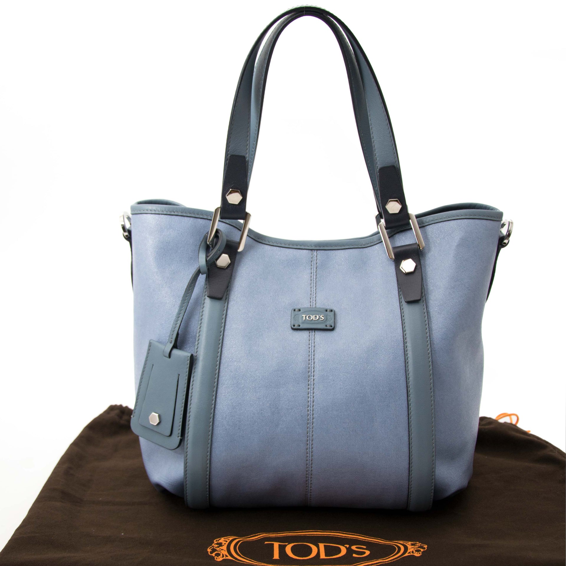 Koop en verkoop uw Tod's Blue Canvas Bag aan de beste prijs