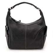 koop veilig online jouw tweedehands Tod's Black Leather Handbag