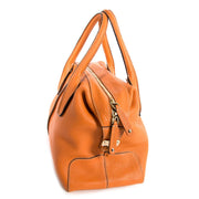 Tod's D-Styling Convertible Bauletto Orange Leather Bag now for sale at labellov vintage fashion webshop belgium
