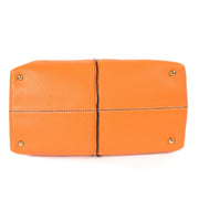 Tod's D-Styling Convertible Bauletto Orange Leather Bag now for sale at labellov vintage fashion webshop belgium