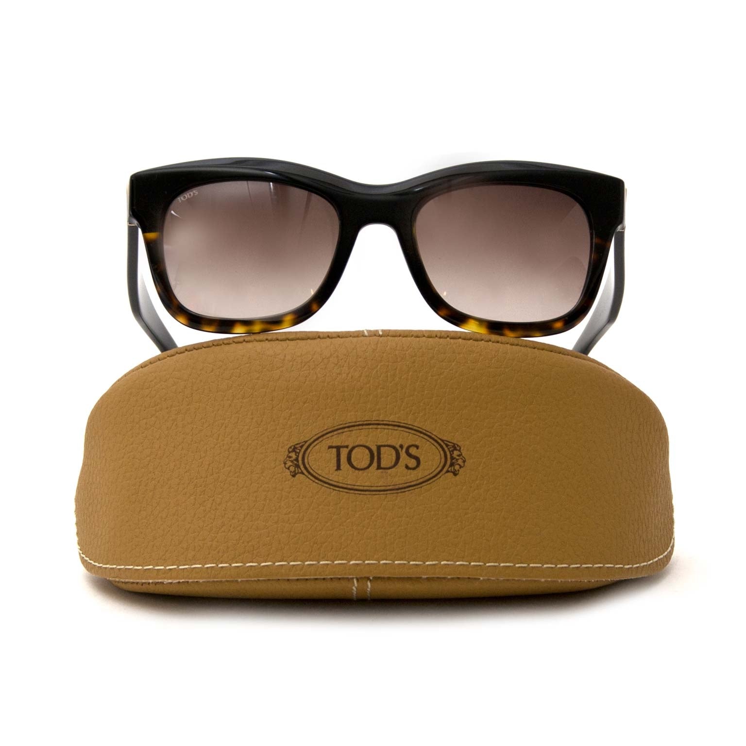 Buy your pair of authenti Tod's Black and Tortoise Sunglasses