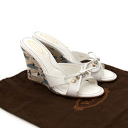 Tods White Sandal Wedges now online at labellov.com for the best price