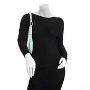Tod's Pastel Green Shoulder Drawstring Bag now for sale at labellov vintage fashion webshop belgium