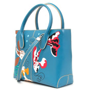 acheter en ligne pour le meileur prix sac a main Tod’s Sky blue Top handle bag with Painted Fish detail