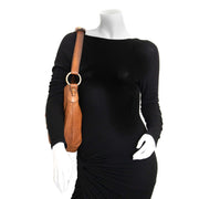 Tod's Cognac Leather Peggy Hobo Bag now for sale at labellov vintage fashion webshop belgium