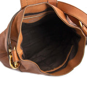 Tod's Cognac Leather Peggy Hobo Bag now for sale at labellov vintage fashion webshop belgium