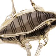 Hogan Gold Metallic Bag now for sale at labellov vintage fashion webshop belgium