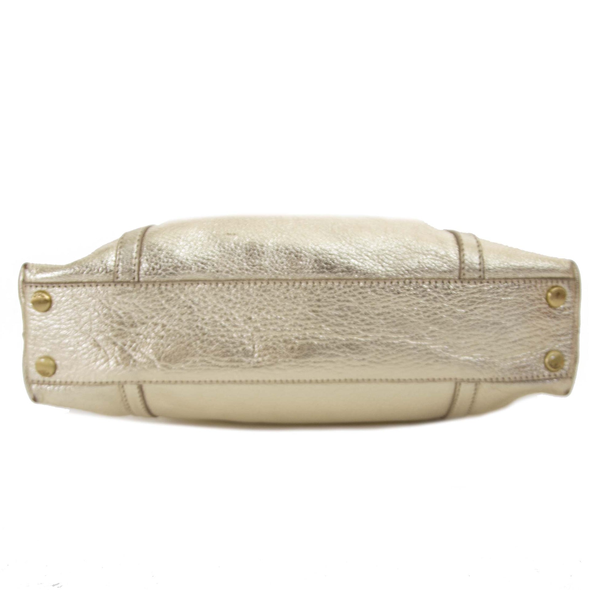 Hogan Gold Metallic Bag now for sale at labellov vintage fashion webshop belgium