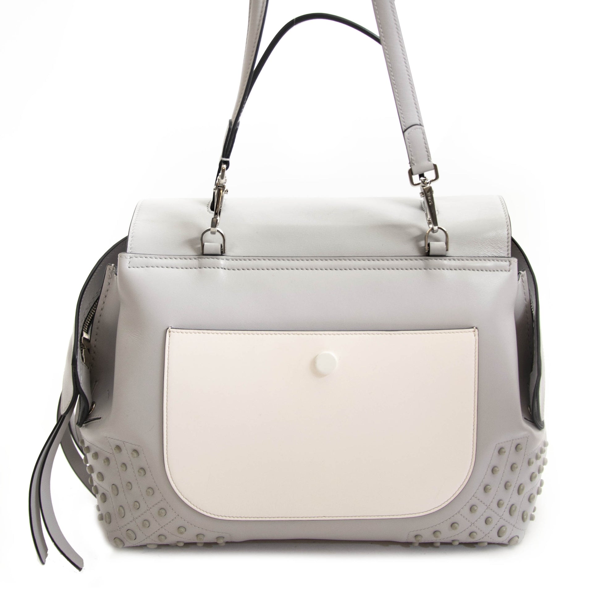 100% authentic Tod's Wave Bag Monospalla Piccola Grey for the best price