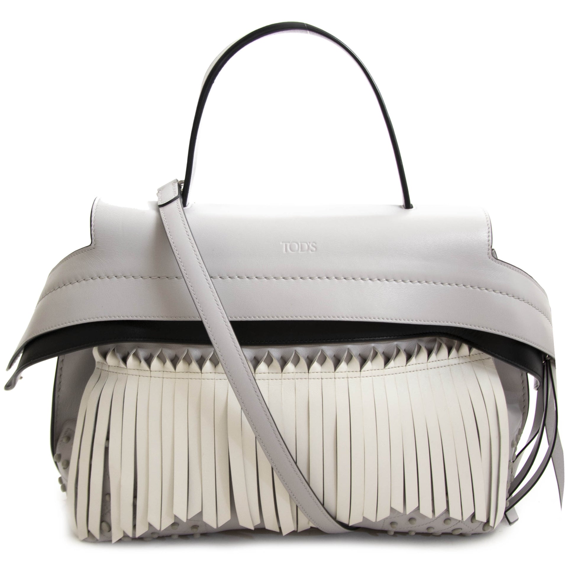 Tod's Wave Bag Monospalla Piccola Grey kopen en verkopen aan de beste prijs