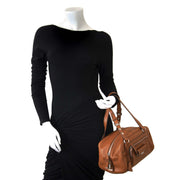 Tod's Cognac Leather Shoulder Bag now for sale at labellov vintage fashion webshop belgium