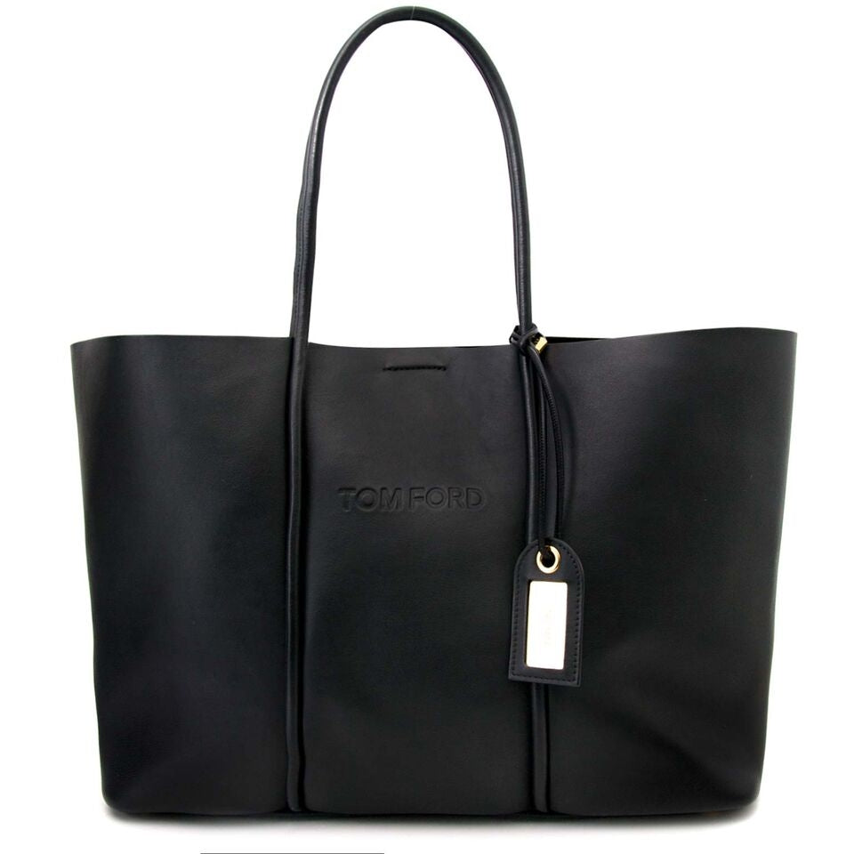 Tom Ford Calfskin Tubo Horizontal Tote Bag