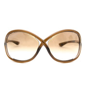 comme neuf lunettes Tom Ford Black Whitney Sunglasses