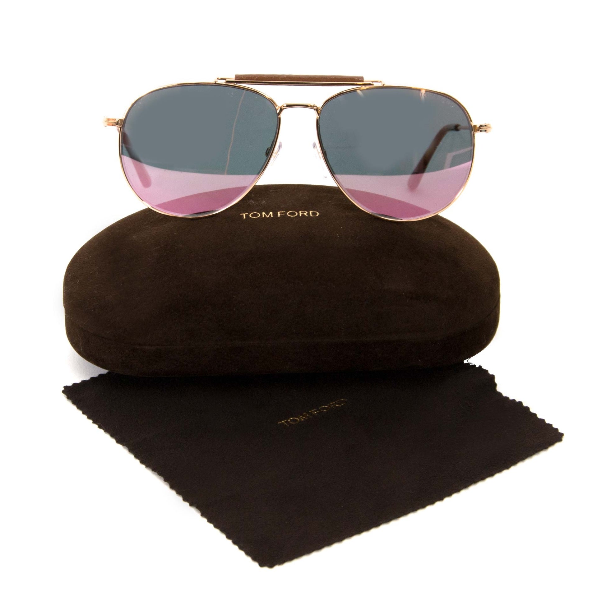 tom ford mirror rose gold sean sunglasses now for sale at labellov vintage fashion webshop belgium