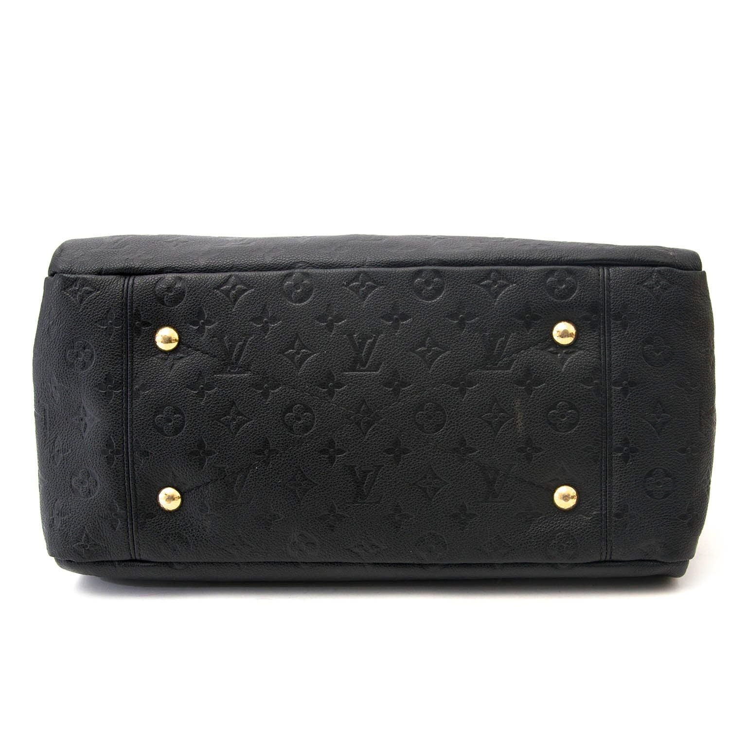 tweedehands Louis Vuitton Black Leather Artsy MM te koop bij labellov