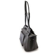 secondmain Delvaux Louise Grey Leather Handbag en vendre sur labellov