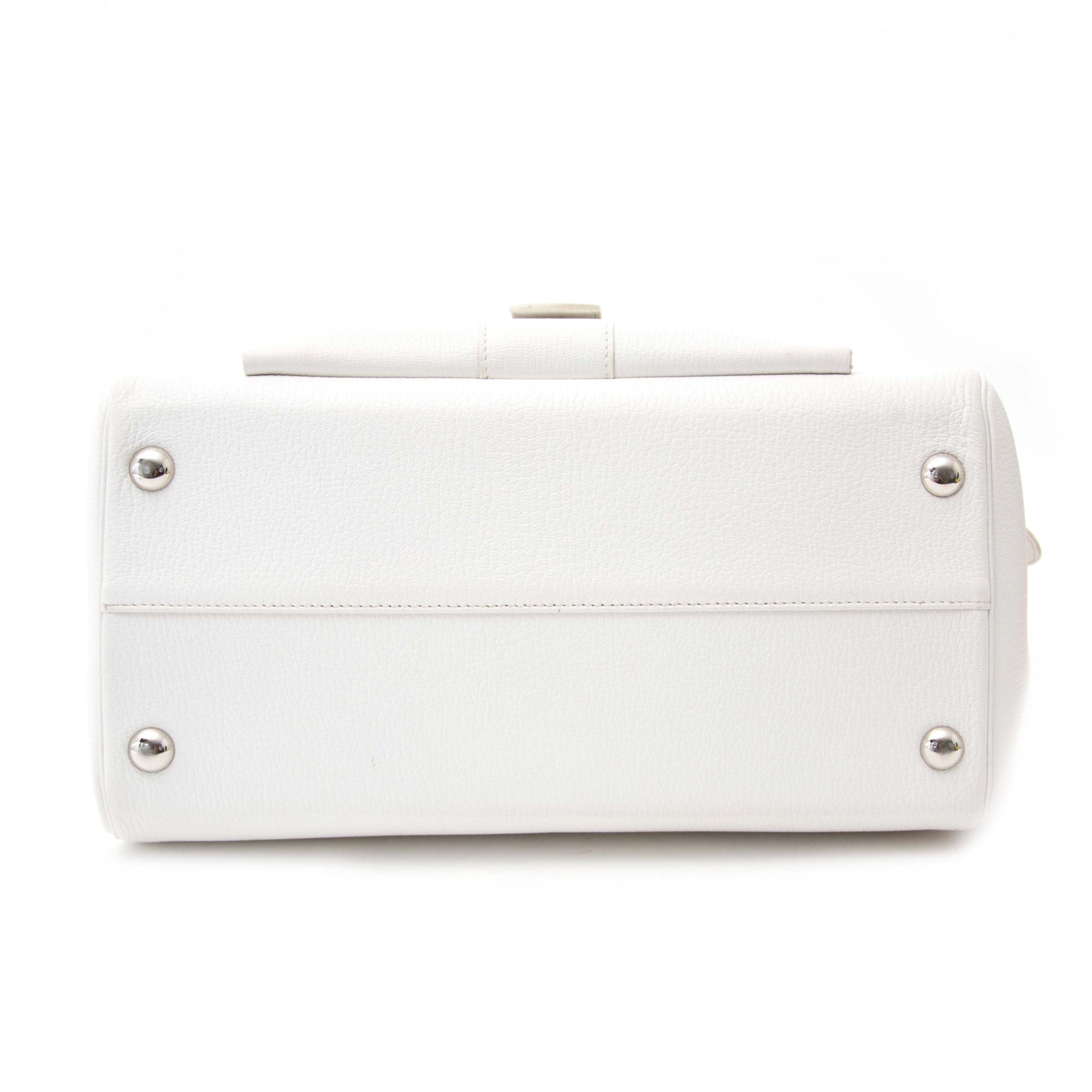Delvaux Brillant 12H Chèvre Glacée Souple Talc