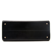 acheter en ligne pour le meilleur prix seconde main sac a main Delvaux Tempete GM Black Boxcalf