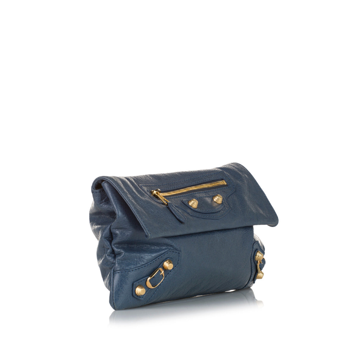 Balenciaga Blue Giant 12 Enveloppe Clutch GHW