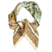 Hermès Silk Scarf Sous Le Cèdre te koop bij labellov tweedehands te koop