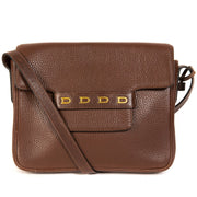 Delvaux Brown D Cross Body Bag