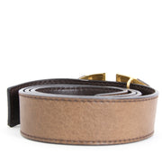 Achetez maintenant en ligne Valentino Brown Leather Belt - size 85 chez labellov.com