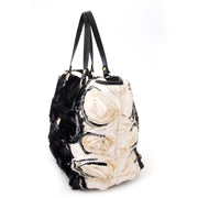 acheter votre sac Valentino Rosette Black and White Shoulder Bag pour le meilleur prix