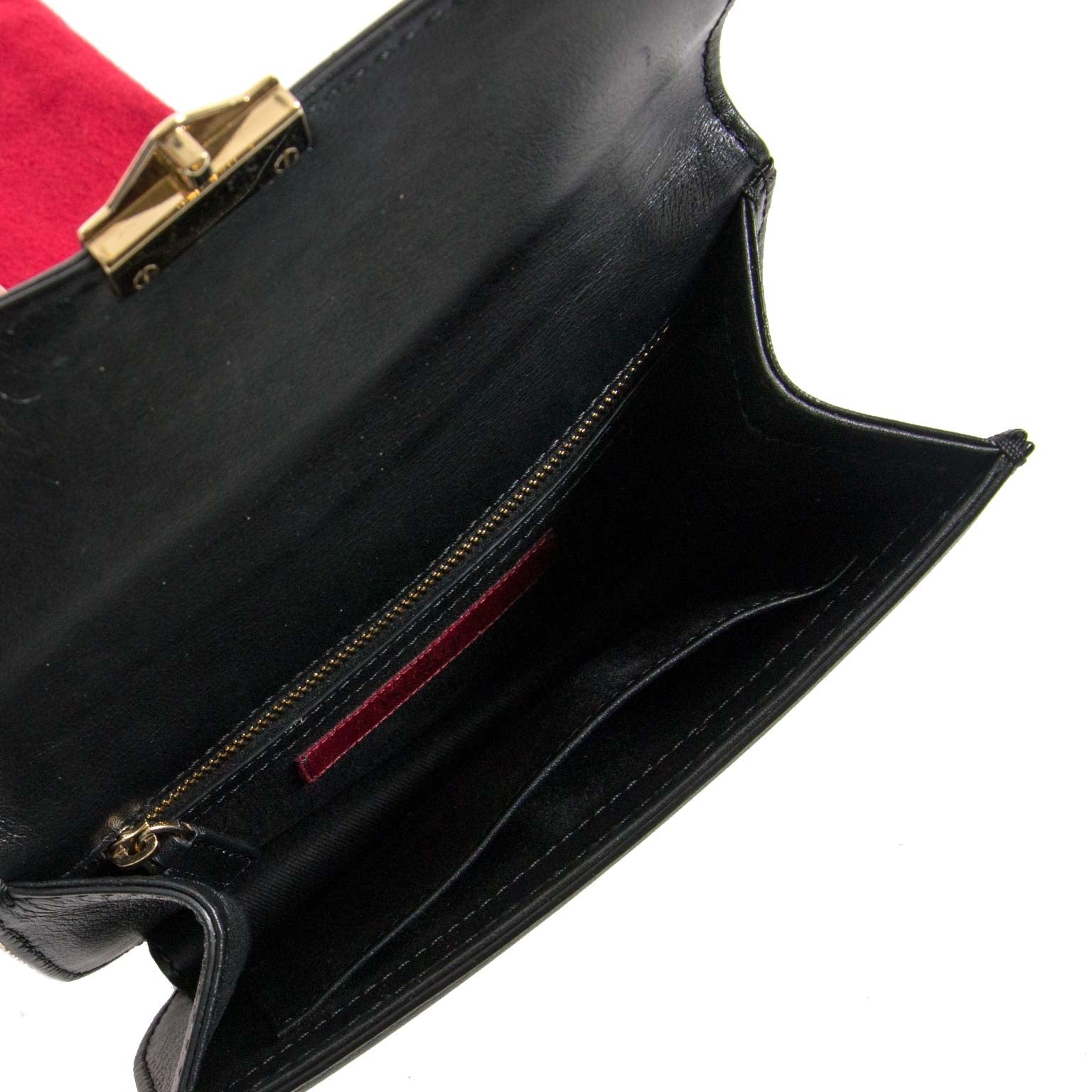 we buy and sell your authentic Valentino Small Lock Black Chain Bag for the best price