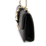 Valentino Small Lock Black Chain Bag te koop bij labellov tweedehands luxe