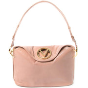 valentino blush logo flap bag now for sale at labellov vintage fashion webshop belgium
