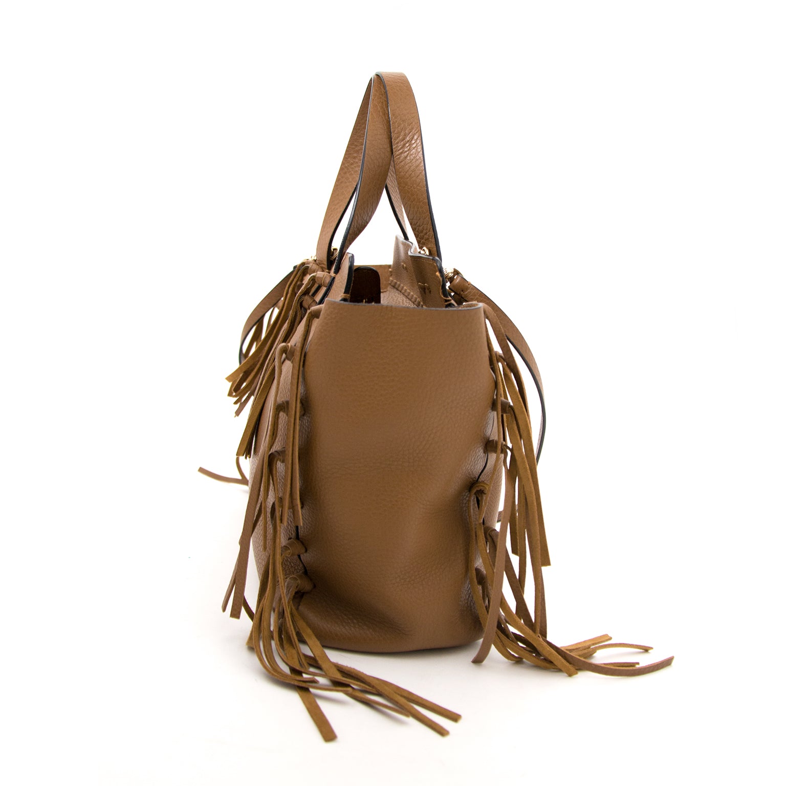 Valentino C-Rockee Fringe Bag