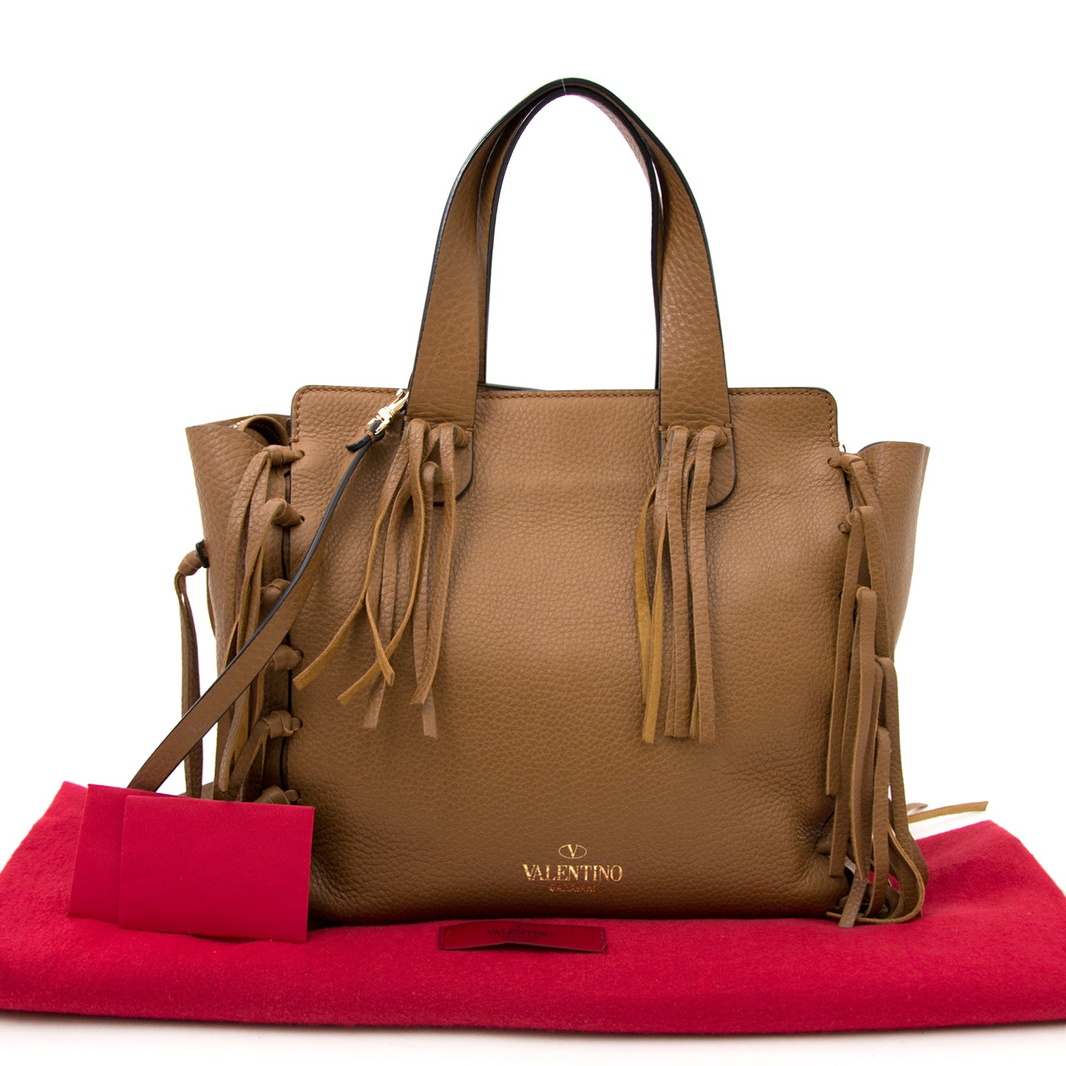 Valentino C-Rockee Fringe Bag