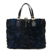 Koop authentieke tweedehands Valentino zwart blauw tas in leder aan een eerlijke prijs bij LabelLOV. Veilig online shoppen
